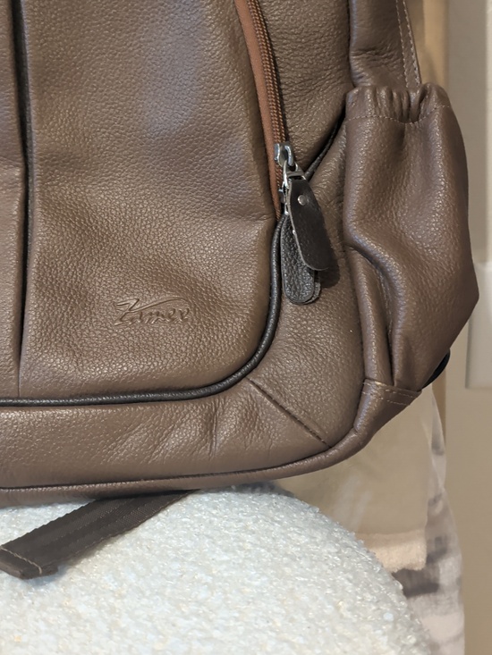 Zamee Brown Backpack.    Excellent New Condition main image 4